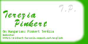 terezia pinkert business card